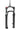Troxus 20 x 4.0 Suspension Fork, 50mm travel