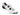 Lake CX400 road cycling shoe in White/Black front three-quarter view