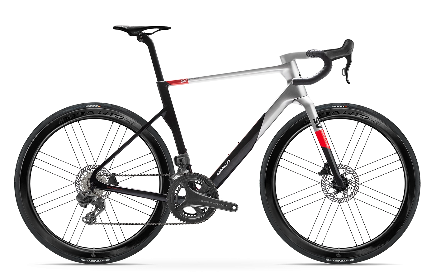 Basso SV SRAM Red AXS DT Swiss ARC 1100 DB Road Bike – Brimstone