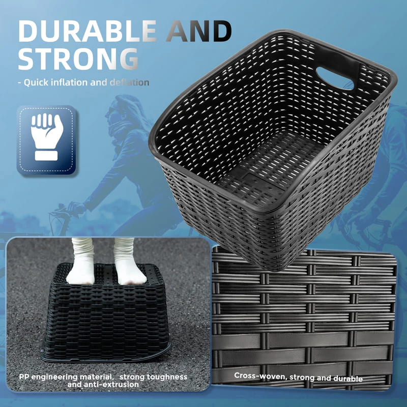 Lightweight Rear Rack Lightweight Rear Rack Cargo Basket - 30L – Brimstone Bicycles