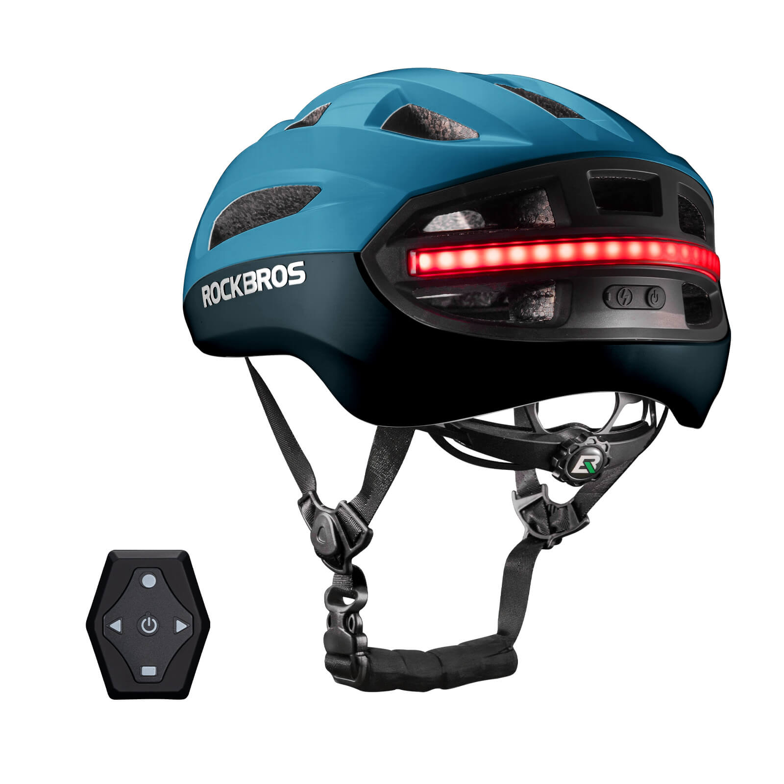 Smart Bike Helmet with Remote-Controlled Rear Light