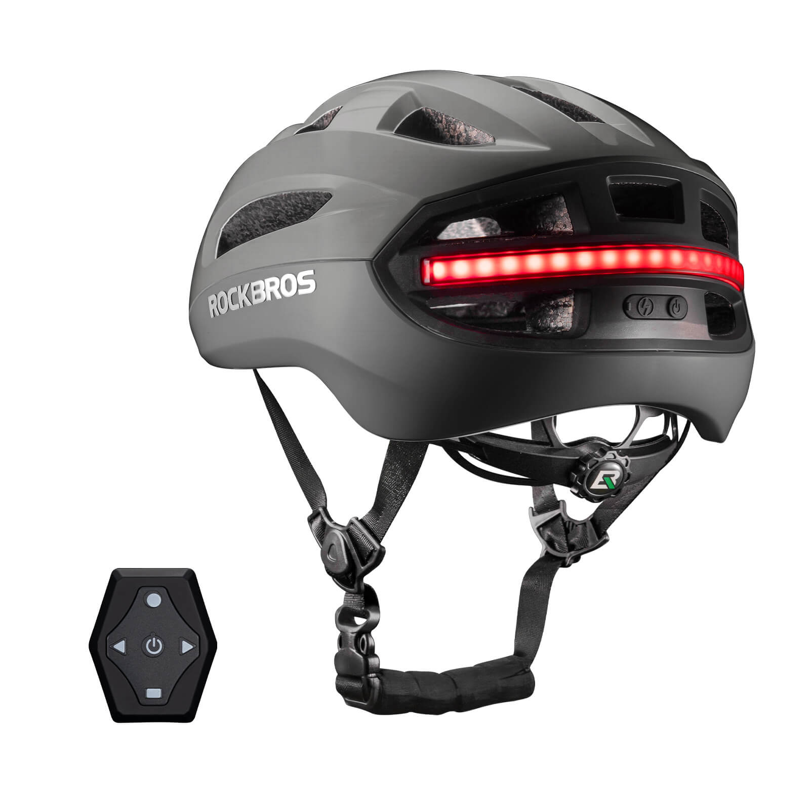 Smart Bike Helmet with Remote-Controlled Rear Light